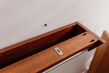 Load image into Gallery viewer, wall mount record rack - double size now playing model