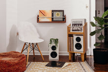 Load image into Gallery viewer, wall mount record rack - double size now playing model