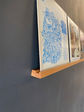 Load image into Gallery viewer, quad ledge - cherry stain B 023
