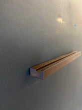 Load image into Gallery viewer, single ledge - walnut stain c 039
