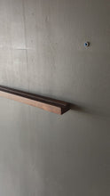 Load and play video in Gallery viewer, single ledge - walnut stain c 039
