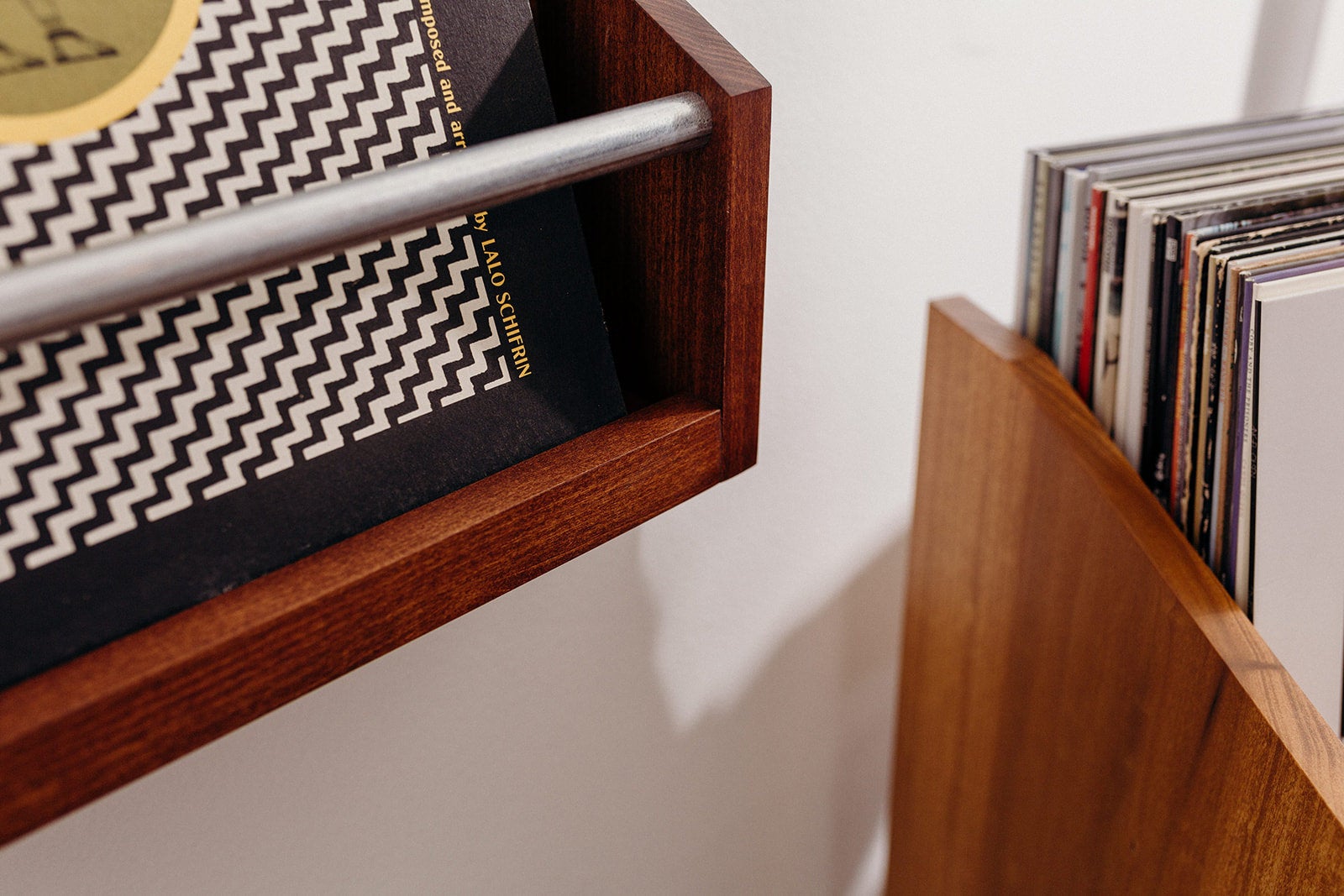 wall mount record rack - double size now playing model – Divider Records